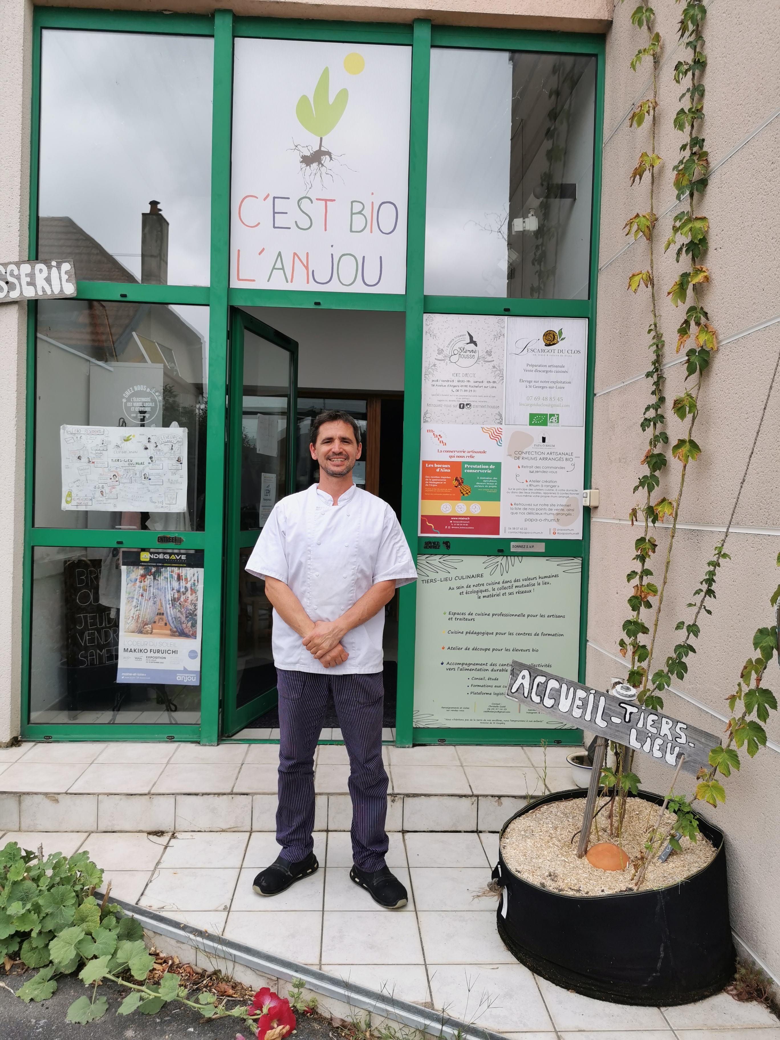 Atelier de conserverie C'est Bio l'Anjou à Rochefort-sur-Loire